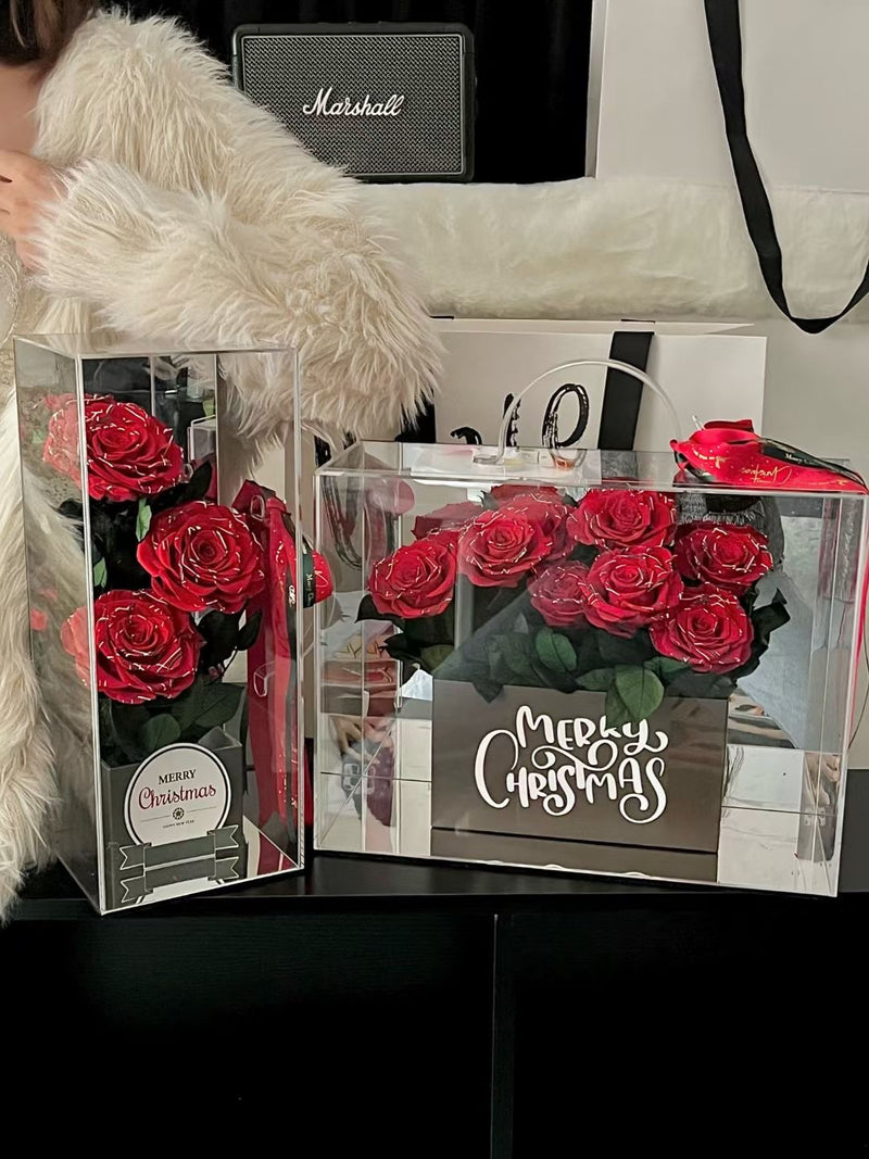 Merry Christmas Ecuador Roses Box