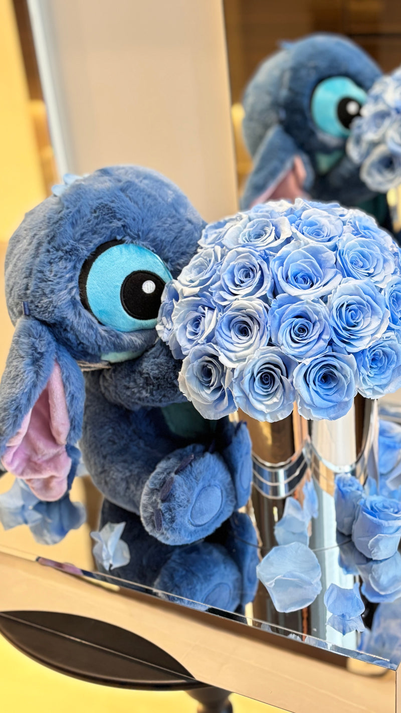 Stitch Preserved Real Roses Flower Gift Box