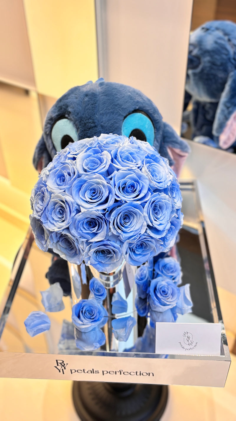 Stitch Preserved Real Roses Flower Gift Box